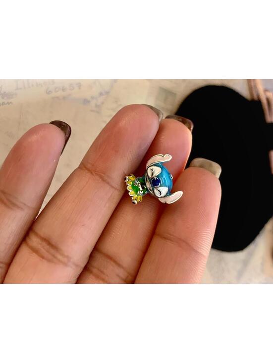 Jewelry - Lilo & Stitch Tropical Hula Dancing Enamel Charm Slide-On Bead
